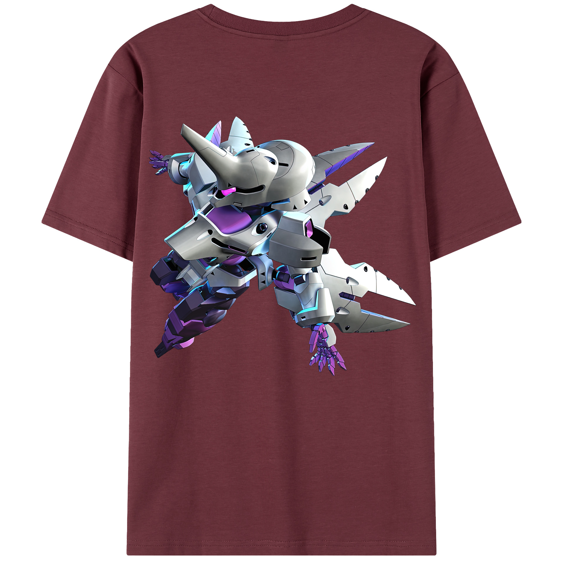 （画像用） 機動戦士ガンダム Mobile Suit Gundam 綿100％半袖Tシャツ（背面プリント）